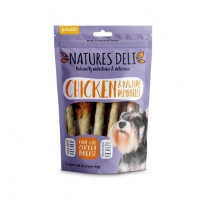 Natures Deli Chicken and Rawhide Dumbbell 100g